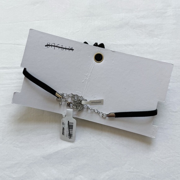 NWT Free People From Dusk Till Dawn Choker in Black O/S - Picture 3 of 5